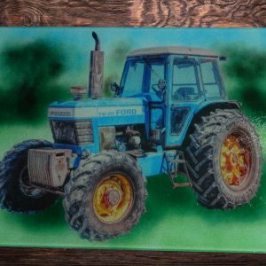 Glass Cutting Board - Ford TW20 Tractor