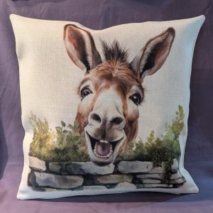 Cushion - Donkey over Wall