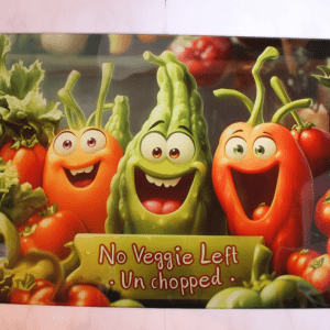 Glass Cutting Board - No Veg Left