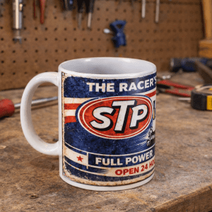Retro Oil Sign ceramic mug